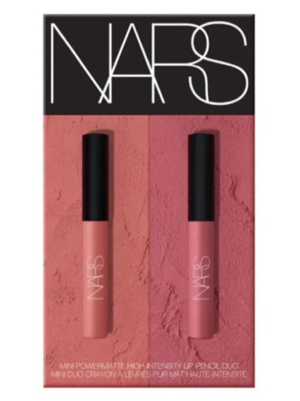 NARS Mini Powermatte High-Intensity Lip Pencil Duo - TAKE ME HOME/DOLCE VITA